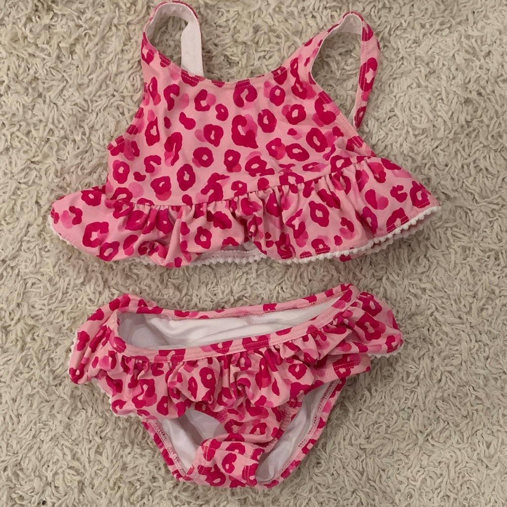 Posh Peanut Ashley Ruffled Tankini Two piece swim